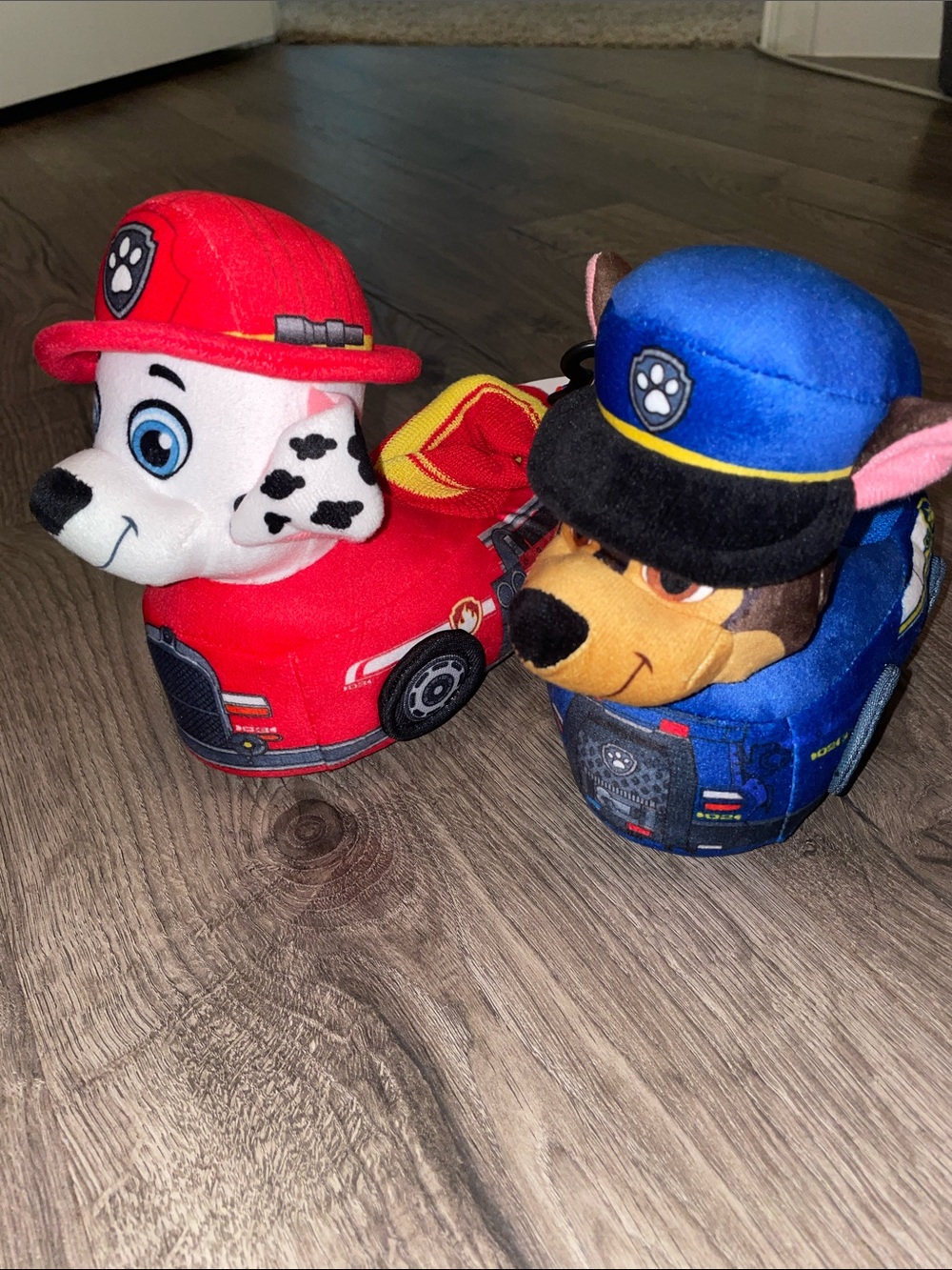 Nickelodeon Paw Patrol Plush Character Slippers - Red & Blue